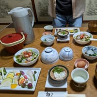 「山の湯」再訪・・・朝食