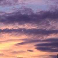 今朝の空（ Morning glow ! ）