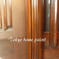 ヤマハ木製玄関ドア再塗装