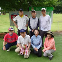 大雨で翌日に順延も７人が元気に参加  「パークゴルフ楽しむ会」６月定例競技会