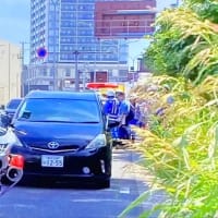神奈川で白バイと普通乗用車が衝突