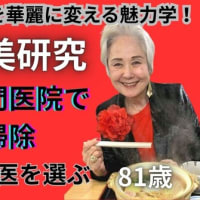 マダム路子の加齢を華麗に変える魅力学#歯の健康美研究！