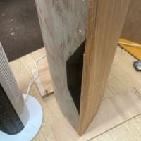 VISATON S 13突板シート貼り続き