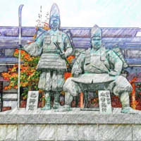 JR東海　木曽義仲像　中央線宮ノ越