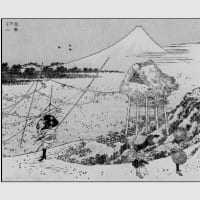 浮世絵版画　北斎「富嶽百景」ー（１）