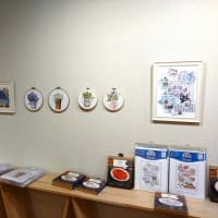 「DMC新作刺繍作品展」準備できました