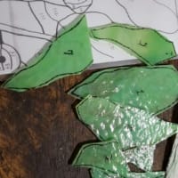 久しぶりにステンドグラス作成