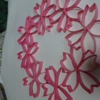 手作り紙「桜」