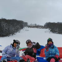 2日目スキー場・グラウンド雪遊び＠2023年末冬キャンプ