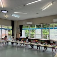 ４月23日(2)　幼稚園では交通安全教室がありました！