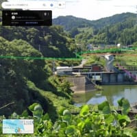 鉄道省信濃川水力発電工事材料運搬線　浅河原調整池