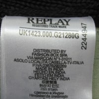 ニットサマーセーター（REPLAY製）長期間着用による退色　黒染・黒染替え　綿素材