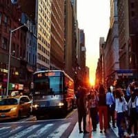 マンハッタン[NYC.] の夕陽