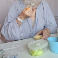 お父さんの希望で　ほぼ1か月振りに退院(６月３０日)　２５．７/８