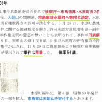 「大地主・市島邸の物語　73」　市島家の天朝山売却問題・農地改革・市島家の米倉売却　1947年