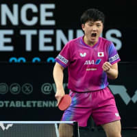 卓球、コンテンダー　男・女ｓ　優勝。