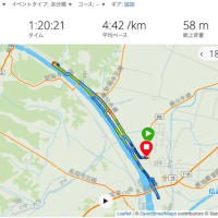RUNトレ10mile+1km。
