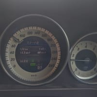 ガソリンの匂いがする。