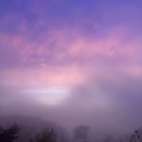 雲海の夕暮れ
