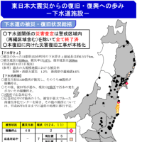 東日本大震災H23.3.11からの復旧・復興への歩み－下水道施設＃H24.11現状