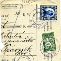 210217表 チェインブレーカー2次とユーゴスラビア全国共通切手の混貼り