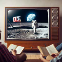 「フライ・ミー・トゥ・ザ・ムーン」(2024年米)  四コマで紹介 