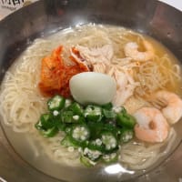 ガストの海老と蒸し鶏のコク旨冷麺