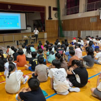 今日の学校の様子