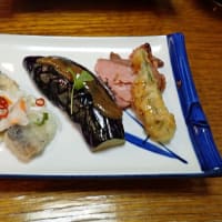 長野駅近くの居酒屋「いろは」で、3人で宴会。ネマガリダケのお味噌汁が出てきて長野県（信州）らしさを感じました。