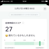 自律神経2日目