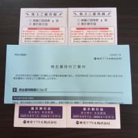 【株主優待】東京テアトル：映画招待券（2025年3月末分）