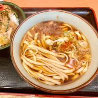 そばうどん元長（百合ヶ丘）うどん定食〔鶏丼〕