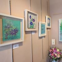 酷暑の中、オリエンタルハートさんで開催中の前田尚子さんの日本画を拝見に。