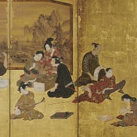 東京国立博物館(2025.4.4及び,5.9）　国宝「花下遊楽図屏風」
