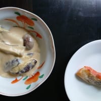 0929朝食：ナスの和風クリーム煮