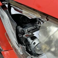 階段と衝突事故のショック！