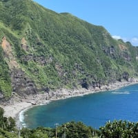 藍ケ江の海✨7月3日(木)🌤️    青ヶ島うっすら見えています🏝️