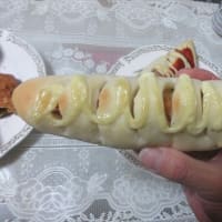 男の料理 「三種の総菜パン(カレー・フランクフルト・エビフライ)」