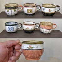 加藤淳さん　今月2回目の新入荷の陶器の飯茶碗、丸マグ　箸置き