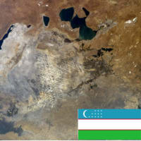 アラル海の縮小（アラル・ウズベキスタンフラッグプラン）