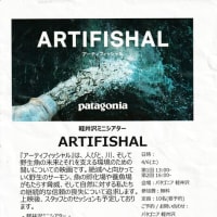 098- patagonia軽井沢店でミニシアター「ARTIFISHAL」上映会