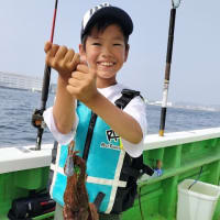 全員安打！ピュアアングラーズエギタコ釣り教室・小柴港三喜丸