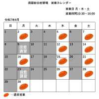 ６月の予定