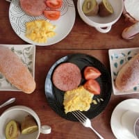 朝食の風景