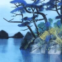 お気に入りの逸品　十和田湖首夏　その４　福田豊四郎筆　その１８４
