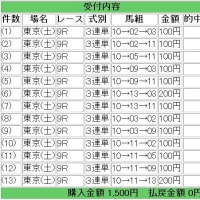 5/23競馬予想：カーネーションC＆昇竜S