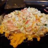 サックサクのお好み焼き