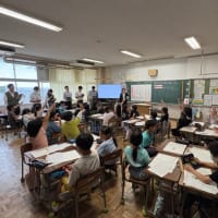 今日の学校の様子