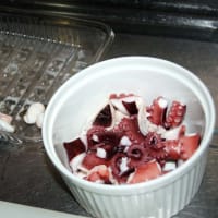 真夜中にタコを