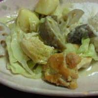 タイ風鶏胸と根野菜カレー